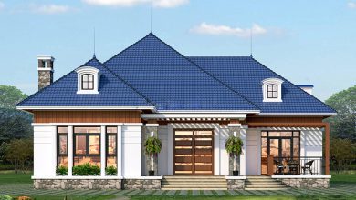 Mẫu biệt thự 1 tầng 3 phòng ngủ
