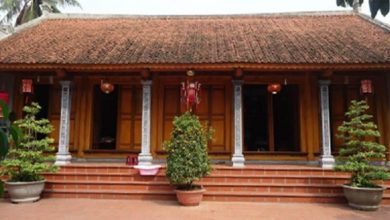Nhà gỗ 3 gian hiện đại