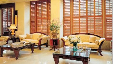 mẫu rèm cửa gỗ đẹp